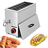 Mais-Hundefritteuse, 21 l, kommerzieller Käse, für Restaurant, Geschäft, Zuhause, Hot Dog Sticks Maker Maschine, Käse, Hot Dog-Sticks, Bratmaschine