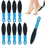 10 Stück Hornhaut Feile, Doppelseitige Hornhautraspel Fuß, Hochwirksame Pediküre Raspel Fußfeile, Fußfeile Hornhautfeile Set für verhärtete oder trockene Haut zur Entfernung abgestorbener Haut