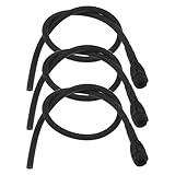 VGOL 3 Stück Gummi-Peep-Sights Compound-Bogen Peep-Sight-Gummischlauch Peephole-Bogenrohr Peep-Sight-Zugschnur Peep-Loch-Compound-Bogen-Zubehör Schwarz