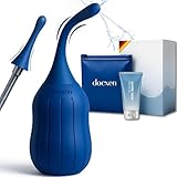 DOCXEN Analdusche Für Analverkehr 310ml - Einlauf Für Erwachsene ✮LEBENSLANGE GARANTIE✮ Analdusche Für Mann Frau - Silikon Anal Dusche Rückschlagventil - Klistier Für Analverkehr, Enema Anal Douche