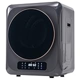DRIXNO Ablufttrockner Trockner Mini Wäschetrockner Dryer Machine, 850w/2,5kg/Schwarz/48x40x58cm, Überhitzungsschutz, wandmontierbar [Energieklasse C]