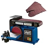 Scheppach Bandschleifer und Tellerschleifer BTS800 inkl. Schbandset/Schleiftellerset 12-teilig