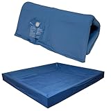 AQUA ROYAL Wasserbetten Matratze Softside Mono/UNO Wasserkern + Sicherheitsliner 200x220 cm für Wasserbett Starke Beruhigung F5