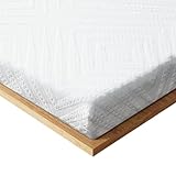 Topper 90x200 cm – 7cm Höhe, Wendbar H2 & H3 Härte, Gel-Schaum & Visco Memory Foam, Waschbarer Bezug, Matratzentopper für Boxspringbett