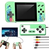 Vmxlso Handheld Spielkonsole, Retro Spielekonsole mit 800 Spielen, Mini-Spielkonsole Gameboy, Unterstützt 2 Spieler und Kann an Den Fernseher Angeschlossen Werden, 3,5-Zoll-LCD-Bildschirm