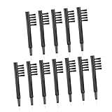 GOOHOCHY 12 Stück Teiliges Hörgeräte reinigungsset mit Magnetischer Reinigungsbürste Praktische Reinigungsstäbchen für Hörverstärker Schonend und Kratzfrei Zubehör zur
