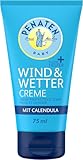 PENATEN Wind & Wetter Creme (75 ml), Baby Hautpflege mit Schutz bei kalter & feuchter Witterung, schützende Babypflege Creme mit reichhaltiger Calendula pflegt die Haut und bildet eine Schutzbarriere