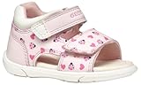 Geox Baby-Mädchen B ZAPITO Girl Sandal, Lt Pink/White, 18 EU