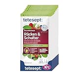 tetesept Meeressalz Rücken & Schulter – 10 x 80 g – Gesundheitsbad für Entspannung & Lockerung mit 6 ätherischen Ölen – Wohltuender Badezusatz mit natürlichem Meeressalz