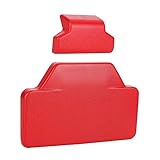 Motorrad -Rumpf -Rückenlehre Kissen Rot Rückenblock für F800GS Premium Material Split Design Super Starke Klebstoff Feine Arbeit Einfache Installation für F800GS ADV R1200GS Begriff mit (Rot)