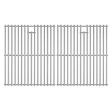 LOCVCDA 38,1 cm Grillroste Ersatz, Edelstahl-Grillroste für ausgewählte Gasgrill-Modelle von Broil King, Broil-Mate, Huntington und Sterling Gasgrill