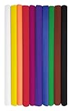 Interdruk - Crepe Paper Rolls for Kids, DIY and Decorations - Pack of 10 Reels (50cm x 200cm, 28g/m2) - 10 Colours Assorted, 00 Sortierte Farben