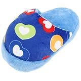 iplusmile Quietschendes Hundespielzeug Kauspielzeug Welpenspielzeug aus Weichem Material Pantoffelförmig mit Beißfunktion zur Zahnpflege für Kleine und Mittelgroße Hunde