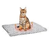 HohuzSruk Selbstheizende Hundeunterlage | Thermo-Weiches, tragbares Haustierzubehör | beheiztes Hundekissen für den Innenbereich, kaltes Wetter, drinnen und draußen, Zuhause, Reisen, beruhigendes