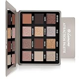 Lamora Smokey Eyes Lidschatten Palette Nudetöne - Vegane Schimmer Nude Eyeshadow mit Spiegel - Ideale Reise Make Up mit 12 Hochpigmentierten Warmen, Kühlen und Natürlichen Farbtönen