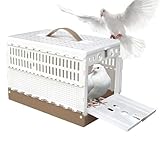 Nymphensittich Käfig - Tragbarer Ausbruchsicherer Käfig | Transportkäfig Für Vögel | Für Indoor Outdoor Transport Gartentraining Zähmung Wettbewerb