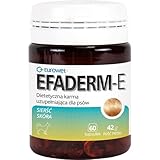 Omega-3 Fischöl Kapseln für Hunde - Fell & Haut Nahrungsergänzung mit natürlichem Vitamin E - 60 Kapseln - EFADERM-E