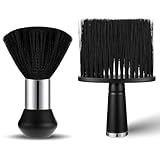 JJUNW 2 Stück Nackenpinsel Friseur Bürste, Soft Friseur Haarpinsel Neck Duster Brush Set Barber-Zubehör Barbier Dusting Hairbrush für Friseurladen Salon Haarreinigung Staubentfernung (Kombination 1)