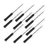 EXHUMKY 10Stücke Hörgerätereiniger Effiziente Reinigungsstäbe für Hygienische Pflege von Hörgeräten Entfernt Sicher Cerumen und Ablagerungen Langlebig und Benutzerfreundlich