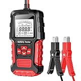 Autobatterie Tester 100-2000 CCA 12V und 24V Autobatterietester Batterietester Auto 3Ah-200Ah Digitaler Analysator, Kfz-Lichtmaschine für Auto Motorräder PKW-LKW ATV SUV Boot