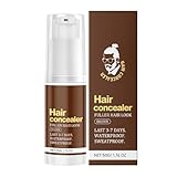 Brown -Kopfhaut Concealer für Haare, glatte und natürliche Haarandeckung, nahrhafte Formel, leicht zu auftragen, geeignet für den täglichen Gebrauch oder für besondere Anlässe, keine Pulver -Clogs