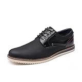 Bruno Marc Herren Schn?Rhalbschuhe Klassischer Business Anzugschuhe SCHWARZ 43 (EUR) SBOX2213M-E