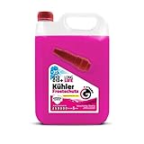 Hochwertige Autochemikalien | Kühlerfrostschutz G12 / G12+ | Kühlflüssigkeit 5 Jahre bis -35°C | Gebrauchsfertig Kühlmittel Auto | 5L