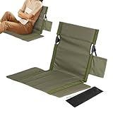 Campingstühle | Rückenstütze, tragbares Kissen | Tragbarer Bodensitz, Campingstuhl, für Outdoor, Angeln, Wandern, Picknick, Reisen, Strand, Garten, Hof, Terrasse, Veranda, Rasen, Erwachsene
