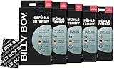 BILLY BOY Kondome Gefühlsintensiv 10er | 55-62mm im oberen Bereich | Kondome mit mehr Freiraum | 5er Pack (5 x 10 Stück)