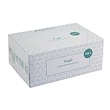 Popolini Windeleinlagen Popli Windelvlies für Stoffwindeln, 100 Blatt, Weiß, 24 x 34 cm, Einweg, 0-10 kg