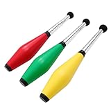 Alasum 3st Jonglierstock Spiele Jonglierkeulen Outdoor-spielset Retro-spielstock Zirkus Spaß Jonglieren Mit Requisiten Lustiger Jonglierstab Professionelle Jonglierklubs Spielzeug Sport