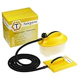 TOLEGANO Dampf - Tapetenentferner 2000 Watt Leistung, 4,5 Liter Wassertank, Arbeitszeit ca. 80 Minuten. Tapetenablöser Dampferzeuger Tapete entfernen Tapetenlöser dampfgerät steam