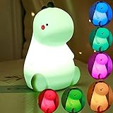 Dinosaurier-Nachtlicht für Kinder, 7 Farben, wechselnder Touch-Sensor, Raumdekoration, Licht für Jungen und Mädchen, Baby-Stimmungslicht, Dinosaurier-Lampe für Jungen und Mädchen. (grün)