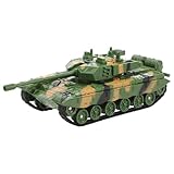 Toyvian Armee Panzer Spielzeug, 14.5 cm lang Panzer Modell Spielzeug, Armeefahrzeuge Spielzeugmodell - Militärpanzer Kinderspielzeug, Geschenke für Weihnachten und Geburtstag