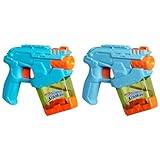 Nerf Super Soaker Mini Dunk-Fill Wasserblaster, klein & handlich (auch zum Mitnehmen) und einfach zu befüllen, Outdoorspielzeug für Jungen und Mädchen ab 6 Jahren (Packung mit 2)