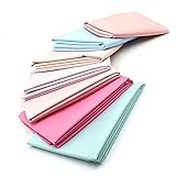 7x 0,5m Baumwollstoff Set 148cm Breite 100% Baumwolle 3,5m Material Auswahl viele Farben Patchwork (Pastellfarben, 7er Set)