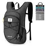 SKYSPER Rucksack Herren 15L/20L Faltbarer Wanderrucksack Klein Tagesrucksack Daypack für Camping Outdoor Wandern