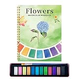 Aquarell-Übungsheft | Anfängerfreundliches Zeichenzubehör – Übungsheft für Kinder, Frauen, Schule, Reisen, Zuhause, Geburtstag