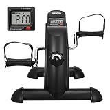 VEVOR Pedaltrainer Beintrainer Heimtrainer für Arm-/Beintraining, Pedaltrainer mit mehrstufigem Widerstand für Training, tragbarer Fahrrad-Pedaltrainer mit LCD-Display & Rutschfester Matte