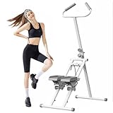 Vertikaler Kletterer Trainingsgerät – klappbarer Cardio-Treppensteiger für Heim-Fitnessstudio mit verstellbarer Höhe – kompakter Stepper für effektives Ganzkörpertraining