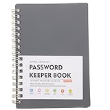 Hemobllo Kompaktes Passwortbuch mit Spiralbindung Alphabetische Register für Schnelles Nachschlagen Tragbares Notizbuch für Passwörter und Adressen Vielseitiger Organizer für Zuhause und