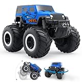 Gindoly 2,4 GHz Ferngesteuertes Spielzeugauto Monstertruck, 4WD 15+ km/h Hobby Offroad RC Auto, Wasserdicht Geländewagen Auto mit 2 Batterien, Spielzeug für Kinder ab 6 7 8 9 10 11 12 Jahre-Haie