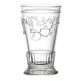 La Rochère Longdrinkglas Versailles Muschel Ornamente 340 ml - 6er Set
