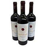 Anticaia Primitivo del Salento IGP 2024 – 3er‑Set Rotwein aus Apulien – Cantina San Donaci – Italienischer Primitivo trocken – 3 × 0,75 l