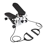 UPALDHOU Training Steppers, Mini -Treppen -Stepper mit 220 Lbs Ladekapazität für das Heimtraining (Schwarz-Weiss)