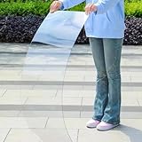 CSPJPIZIYB 3mm Dicke Polycarbonatplatten, Transparente Acrylglas Platten, Gewächshaus-Kunststoffplatte, für Wohngebäude, Carports, Gewerbegebäude(60x400cm/2x13.1ft)