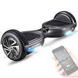 Bluewheel 6,5' Premium Hoverboard HX310s – Elektroboard mit LED, Bluetooth Lautsprecher, starker Dual Motor, HX Hoverboard App-kompatibel, ideal für Kinder & Erwachsene, deutsche Qualitätsmarke