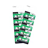 MHADBKH AG10 LR1130 Knopf-Knopfzellenbatterien für konstante Stromversorgung in kleinen Geräten, Uhrenbatterie-Ersatz, 10 Stück/20 Stück, langlebige Uhrenbatterien