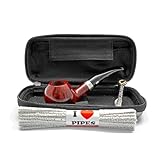 Pfeife SAVINELLI CHACOM Starter Set 871 mit Etui in Carbonoptik