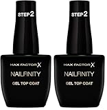 Max Factor Nailfinity Top Coat, Fb. 100 (Packung mit 2)